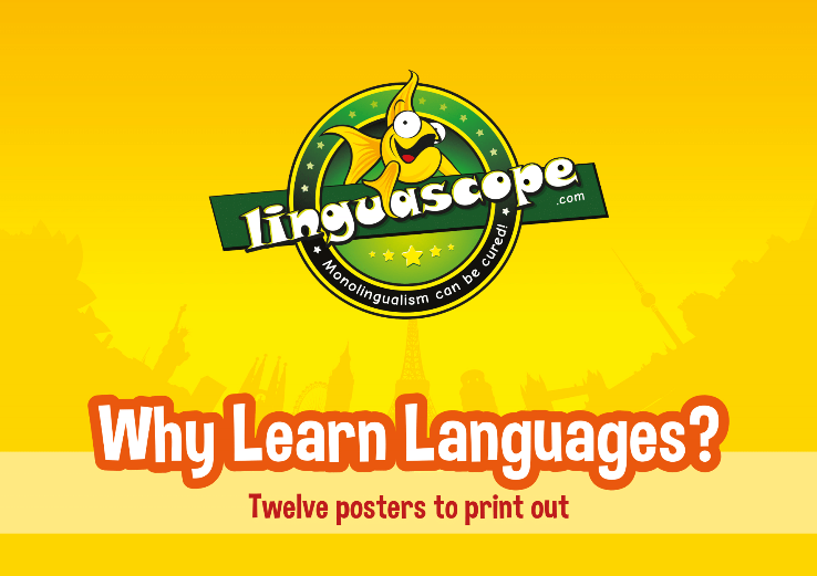 Learn. Language Poster Pack of 12 printable posters on